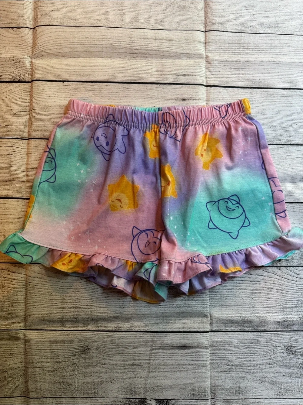 Disney Wish Princess Short Sleeve Pajama Set size Small